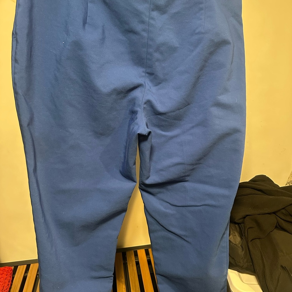 Chaus Blue Stretch Knit Pants - Picture 3 of 3